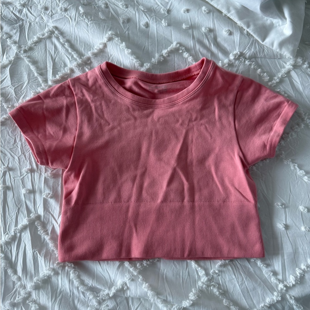 Offline by Aerie Pink Crop Top